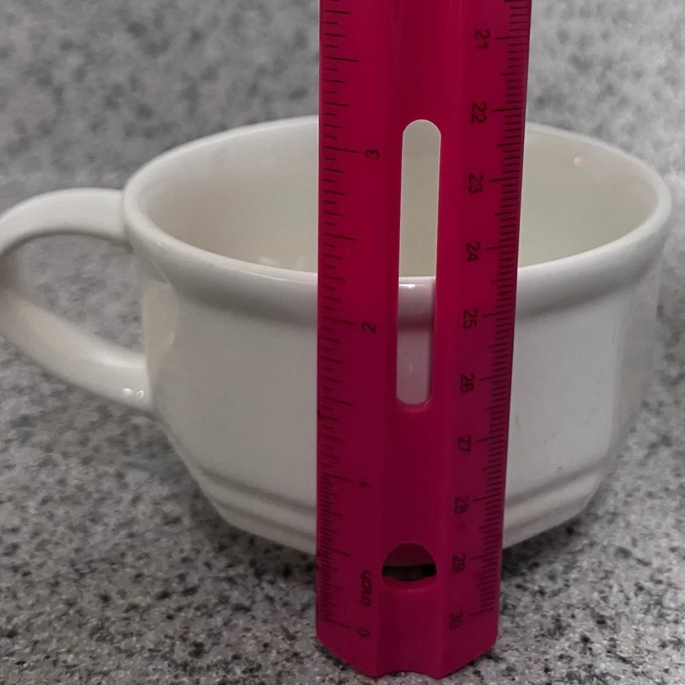 Pfaltzgraff Heritage Pattern White Ceramic Mugs - Picture 9 of 9